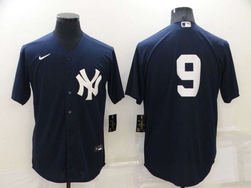 Men's New York Yankees Roger Maris #9 Navy Name Jersey
